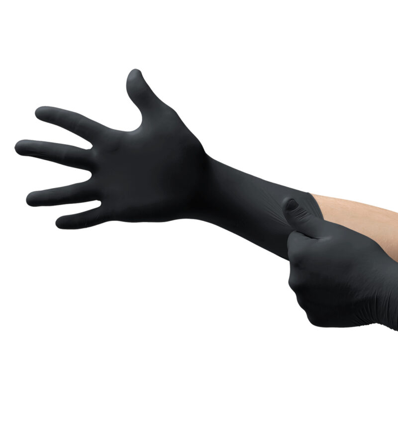 GUANTES NITRILO NEGRO