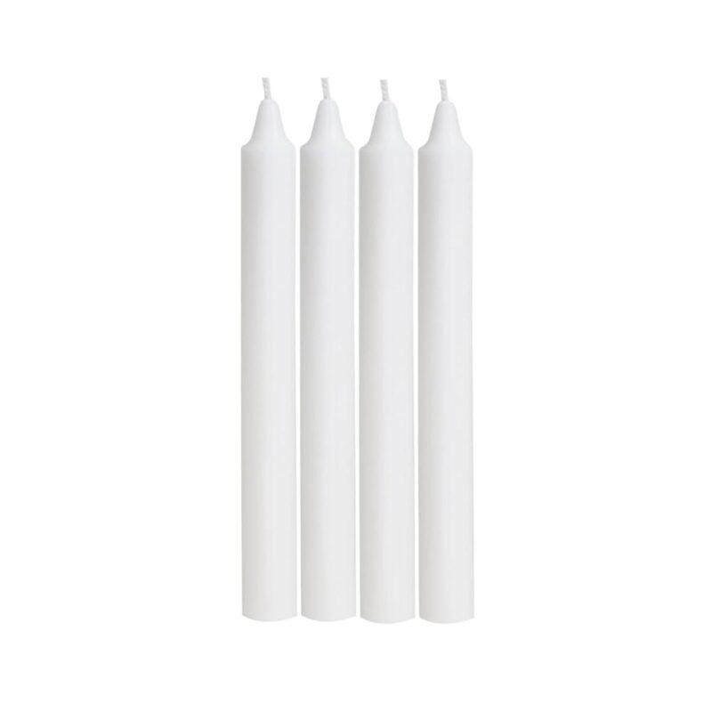 VELAS GRANDE POR 4 UNIDADES