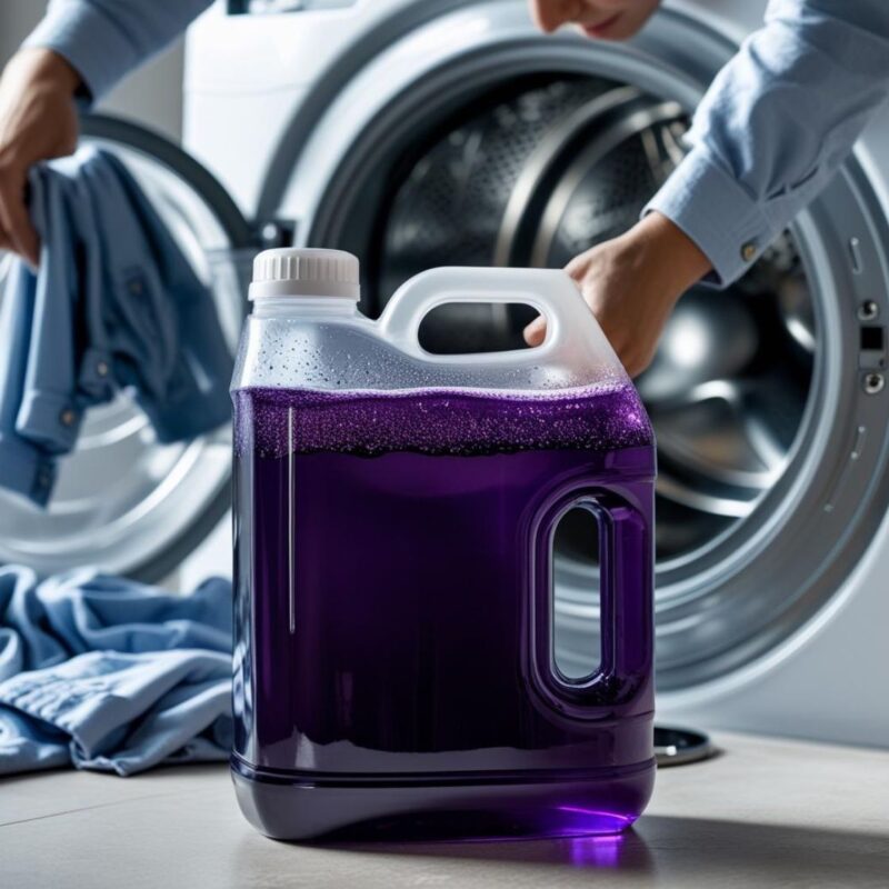 JABON ROPA VIOLETA LIQUIDO BAJA ESPUMA, 5 LITROS