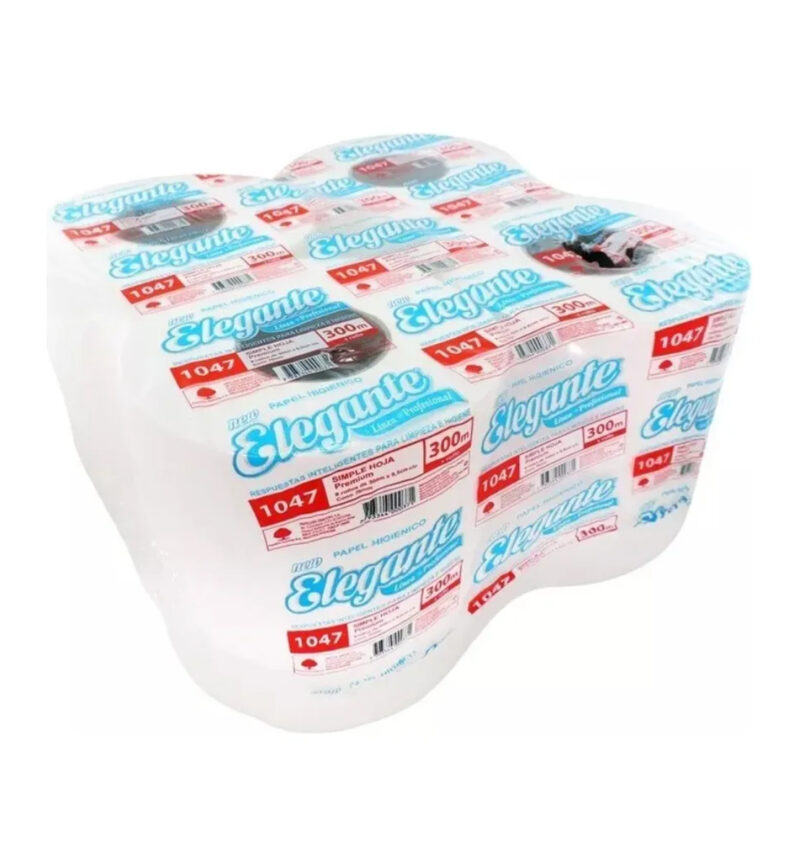 HIGIENICO ELEGANTE 300M X8 CONO GRANDE 