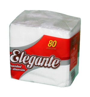 ELEGANTE SERVILLETAS X80 UNIDADES