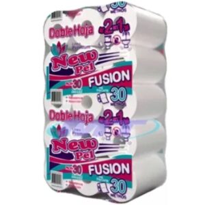HIGIENICO NEW PEL DOBLE HOJA X 30 ROLLOS FUSION