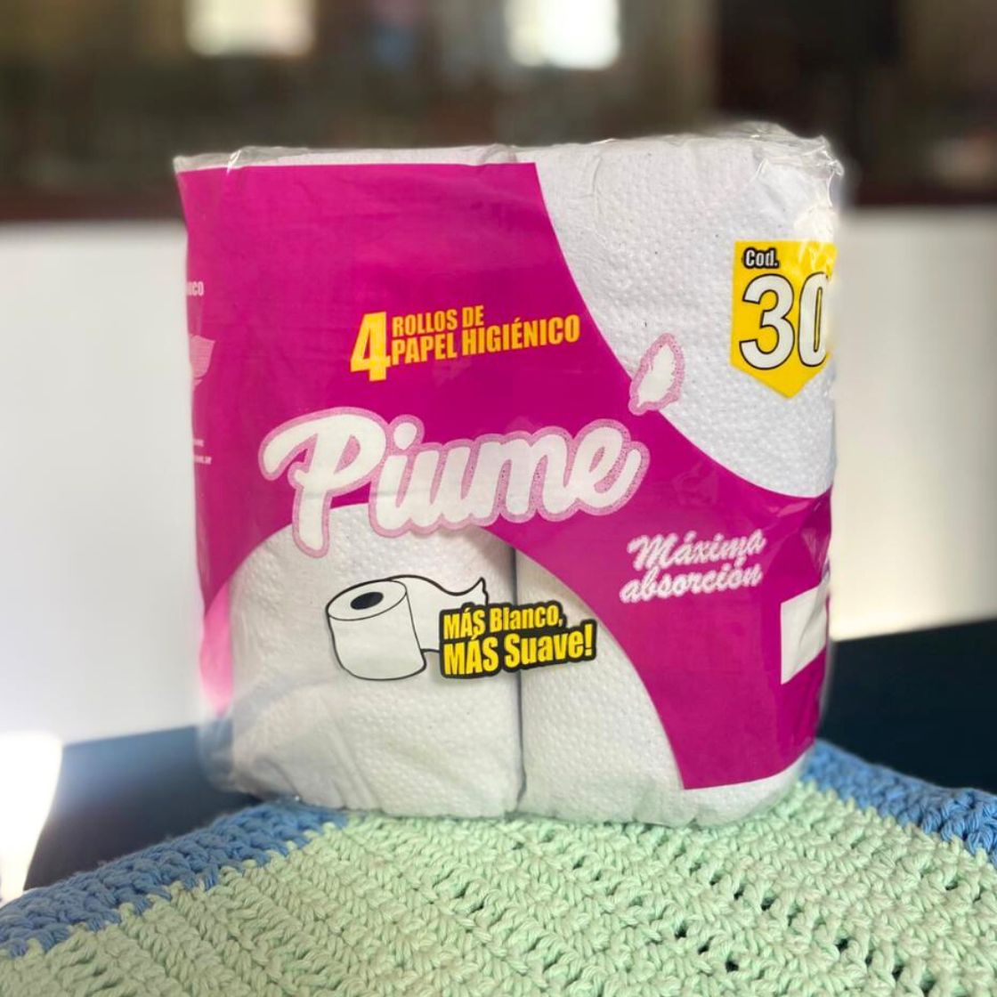 PIUME 4 ROLLOS X 30 METROS