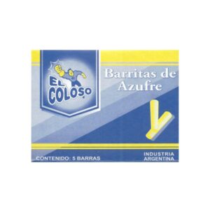 BARRITAS DE AZUFRE EL COLOSO X 5 UNI