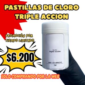 PASTILLA DE CLORO TRIPLE ACCION