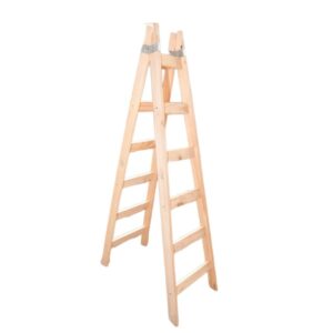 ESCALERA MADERA 6 ESCALONES