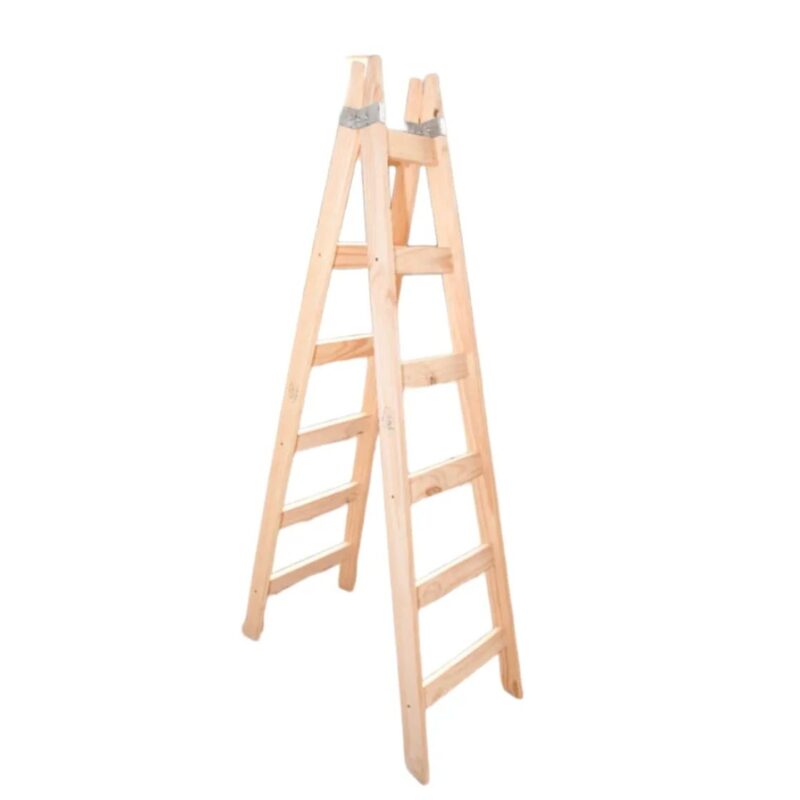 ESCALERA MADERA 6 ESCALONES