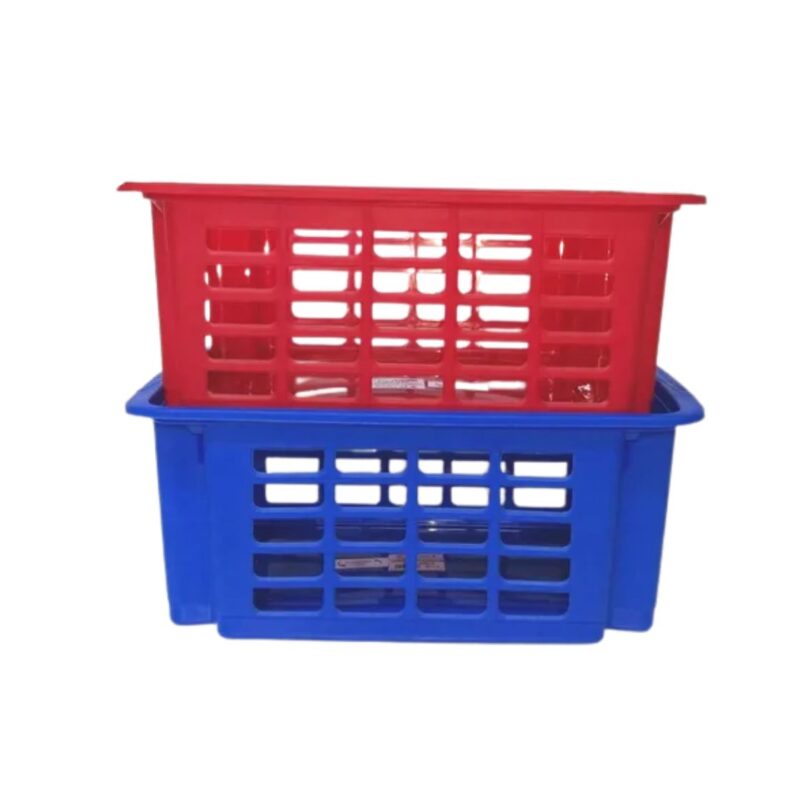 CANASTO RECTANGULAR APILABLE 15 LITROS