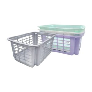 CANASTO RECTANGULAR APILABLE 35 LITROS