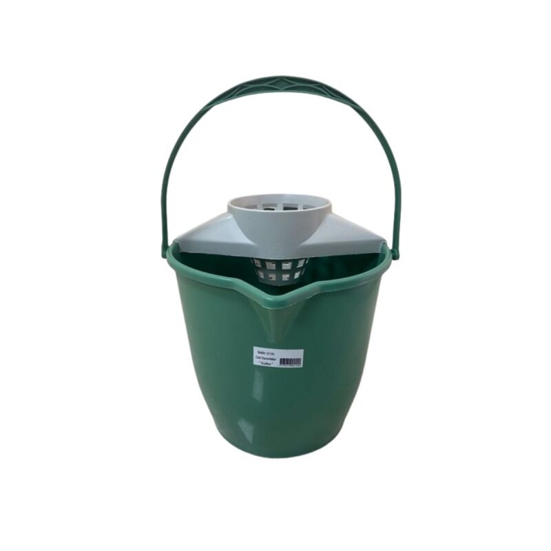 BALDE CON ESCURRIDOR 13 LITROS ECOLINE